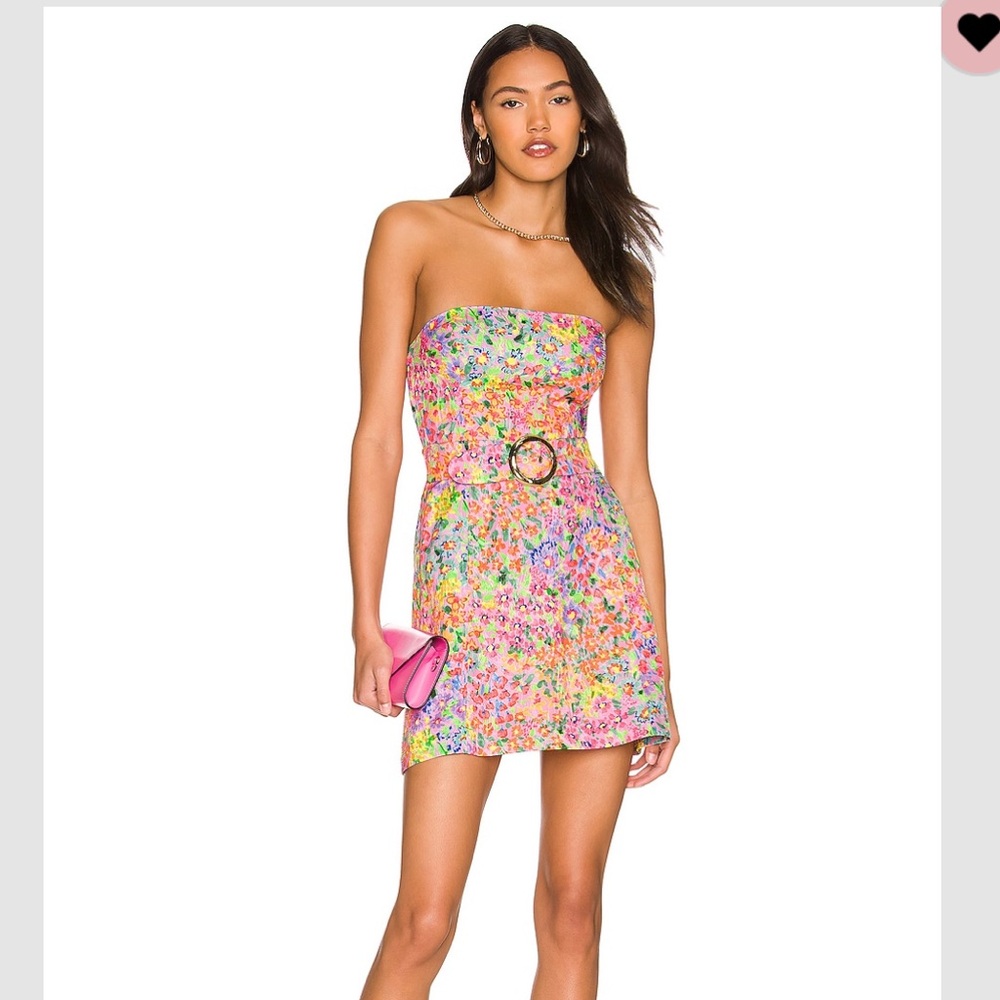 Amanda Uprichard Fae Dress in Voyage